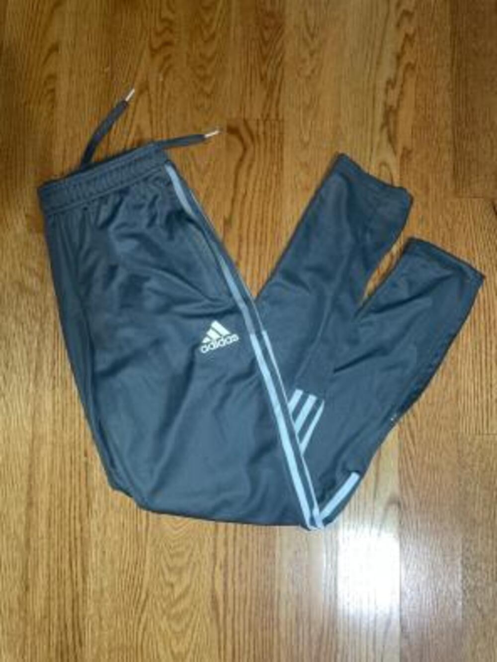 Adidas trio grey track pants